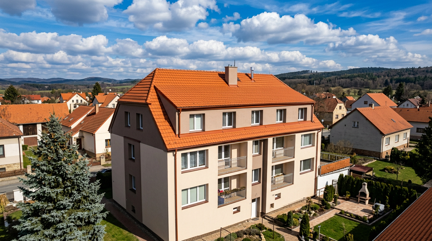 Pokládka nové střechy